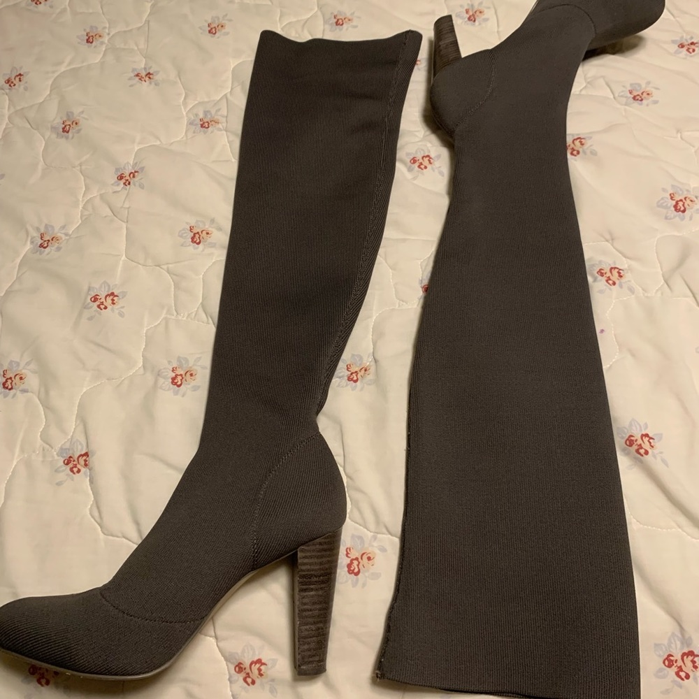 Charles by Charles David Grey Sock Boots
